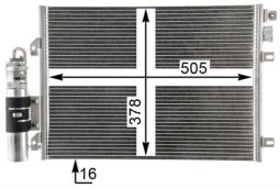 Skraplacz, klimatyzacja MAHLE AC852000S