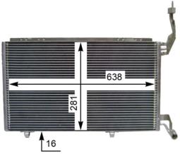 Skraplacz, klimatyzacja MAHLE AC848000S