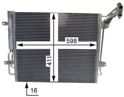 Skraplacz, klimatyzacja MAHLE AC849000S