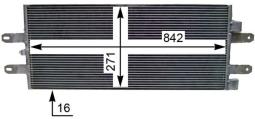 Skraplacz, klimatyzacja MAHLE AC854000S