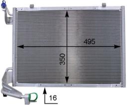 Skraplacz, klimatyzacja MAHLE AC9000P