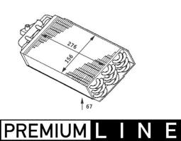 Parownik, instalacja klimatyzacji MAHLE AE64000P