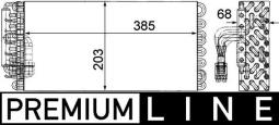 Parownik, instalacja klimatyzacji MAHLE AE72000P