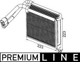 Parownik, instalacja klimatyzacji MAHLE AE98000P