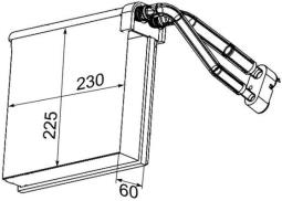 Parownik, instalacja klimatyzacji MAHLE AE95000P