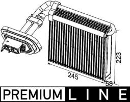 Parownik, instalacja klimatyzacji MAHLE AE99000P