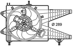 Wentylator, chłodzenie silnika Mahle CFF156000P