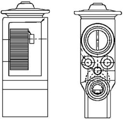Zawór rozprężny, klimatyzacja MAHLE AVE55000P