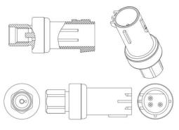Przełącznik ciśnieniowy, klimatyzacja MAHLE ASE5000P