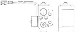 Zawór rozprężny, klimatyzacja MAHLE AVE80000P