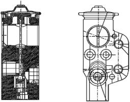 Zawór rozprężny, klimatyzacja MAHLE AVE58000P