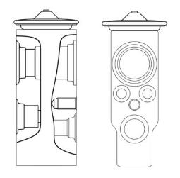 Zawór rozprężny, klimatyzacja MAHLE AVE7000S