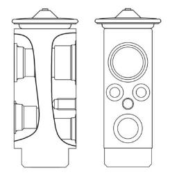 Zawór rozprężny, klimatyzacja MAHLE AVE8000S