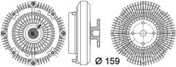 Sprzęgło, wentylator chłodzenia MAHLE CFC108000P
