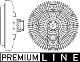Sprzęgło, wentylator chłodzenia MAHLE CFC206000P