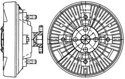 Sprzęgło, wentylator chłodzenia MAHLE CFC220000P