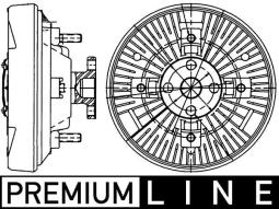 Sprzęgło, wentylator chłodzenia MAHLE CFC220000P