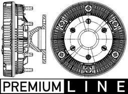 Sprzęgło, wentylator chłodzenia MAHLE CFC225000P