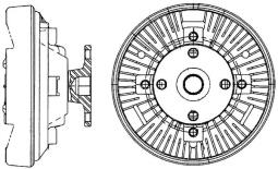 Sprzęgło, wentylator chłodzenia MAHLE CFC228000P