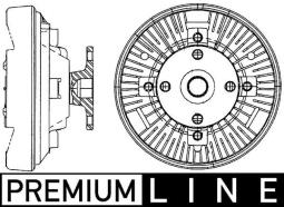 Sprzęgło, wentylator chłodzenia MAHLE CFC228000P