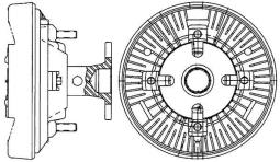 Sprzęgło, wentylator chłodzenia MAHLE CFC231000P