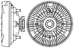 Sprzęgło, wentylator chłodzenia MAHLE CFC232000P