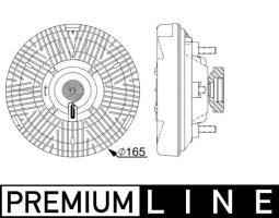 Sprzęgło, wentylator chłodzenia MAHLE CFC238000P