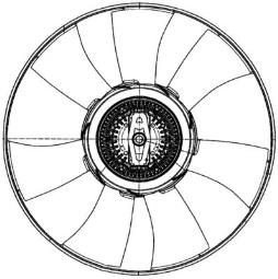 Wentylator, chłodzenie silnika Mahle CFF500000P