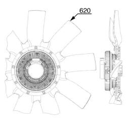 Wentylator, chłodzenie silnika Mahle CFF524000P