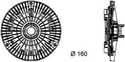 Sprzęgło, wentylator chłodzenia MAHLE CFC57000P