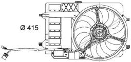 Wentylator, chłodzenie silnika MAHLE CFF29000S