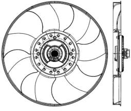 Wentylator, chłodzenie silnika MAHLE CFF489000P