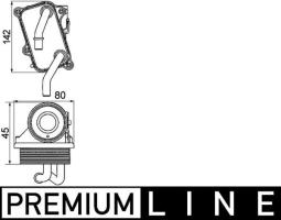 Chłodnica oleju, retarder Mahle CLC145000P