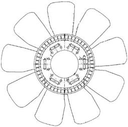 koło wentylatora, chłodzenie silnika MAHLE CFW83000P