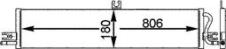Chłodnica niskotemperaturowa, chłodnica pow. doładowującego MAHLE CIR20000P