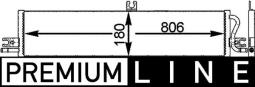 Chłodnica niskotemperaturowa, chłodnica pow. doładowującego MAHLE CIR20000P
