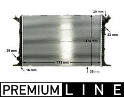Chłodnica, układ chłodzenia silnika Mahle CR1026000P