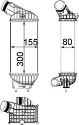 Chłodnica powietrza doładowującego MAHLE CI212000P