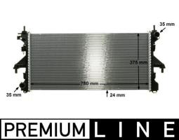 Chłodnica, układ chłodzenia silnika Mahle CR1068000P