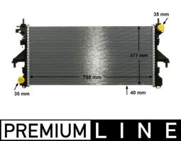 Chłodnica, układ chłodzenia silnika Mahle CR1069000P