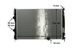 Chłodnica, układ chłodzenia silnika Mahle CR1076000S