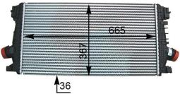 Chłodnica powietrza doładowującego MAHLE CI364000P
