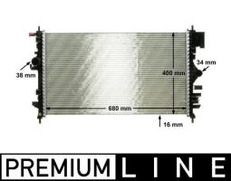 Chłodnica, układ chłodzenia silnika Mahle CR1099000P