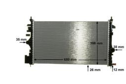 Chłodnica, układ chłodzenia silnika Mahle CR1102000P