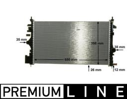 Chłodnica, układ chłodzenia silnika Mahle CR1102000P