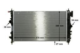 Chłodnica, układ chłodzenia silnika Mahle CR1103000P