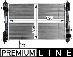 Chłodnica, układ chłodzenia silnika Mahle CR1111000P