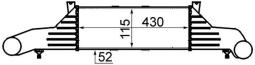 Chłodnica powietrza doładowującego MAHLE CI47000S