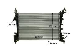 Chłodnica, układ chłodzenia silnika Mahle CR1121000P