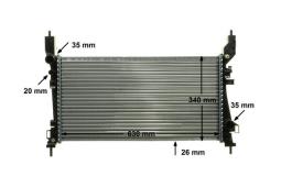 Chłodnica, układ chłodzenia silnika Mahle CR1122000P